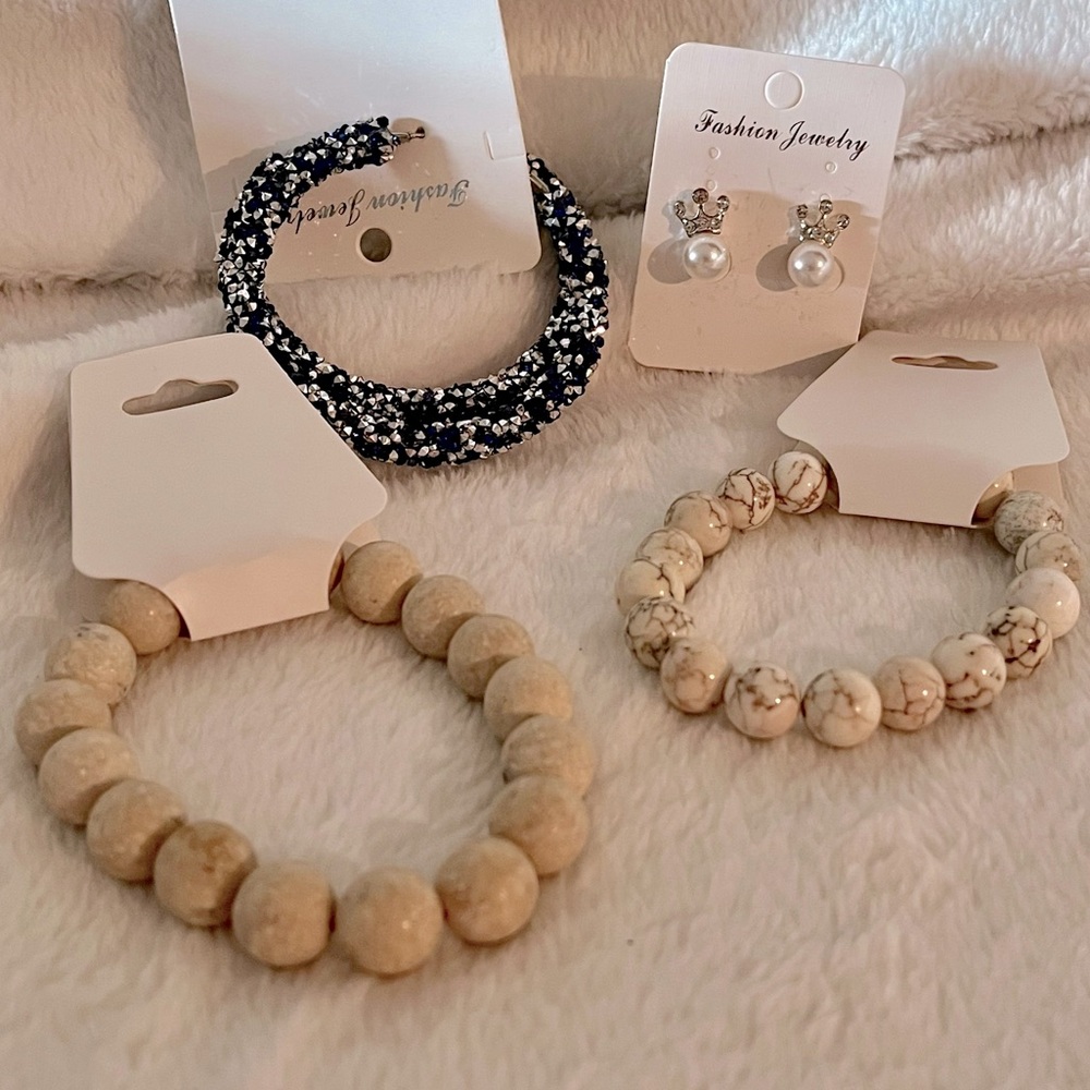 Bundle Bracelets and Earrings